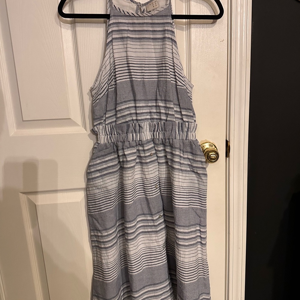 Striped Halter Dress